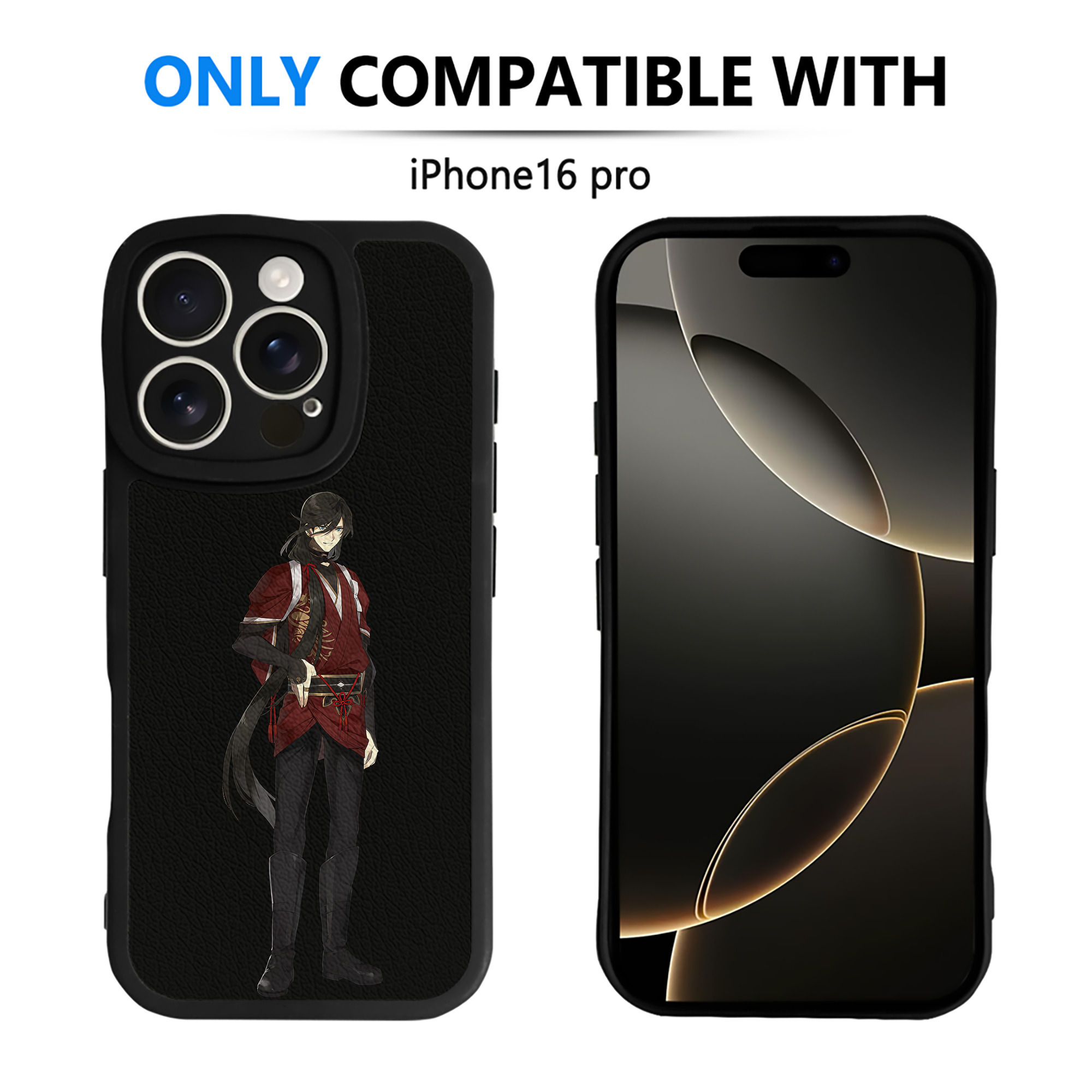 （画像用） 刀剣乱舞 Touken Ranbu 【iPhone 16シリーズ対応】シリコンスマホケース（レザー調） 材質：シリコン
